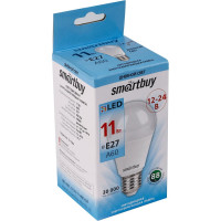 Светодиодная LED лампа Smartbuy A60_12-24В-11W00/E27 SBL-A60_12-24-11-40K-E27