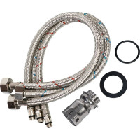 Смеситель для кухни WISENT с подводкой питьевой воды, белый W4355-3-18