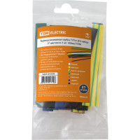 Набор термоусадок 7 цветов по 3 штуки TDM ELECTRIC d=8, 100мм SQ0518-0504