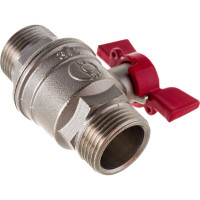 Шаровой кран VALFEX PREMIUM для воды, 3/4" НР/НР, бабочка VF.219.NB1.034.PREMIUM