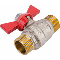 Кран шаровой KROMWELL (ручка-бабочка) 1/2" наружная - наружная резьба EU.YT1286030 12_k