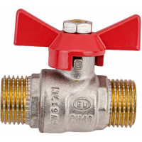 Кран шаровой KROMWELL (ручка-бабочка) 1/2" наружная - наружная резьба EU.YT1286030 12_k