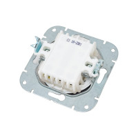 Механизм выключателя Bylectrica 1-клавишный, скрытая установка, серия ПРОВАНС, С110-3301 графит