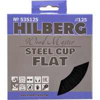 Чашка шлифовальная Hilberg 125 Wood Master Flat 535125