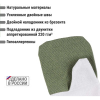 Рабочие рукавицы TDM ELECTRIC брезентовый наладонник, подладонник двунитка, 420 г/м, 1 пара SQ1016-0515