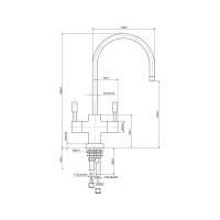 Система обратного осмоса Гейзер Премиум-П с помпой 20052