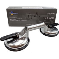 Присоска алюминиевая зажимная двойная для плитки и стекла TRIO-DIAMOND 118 мм 282002