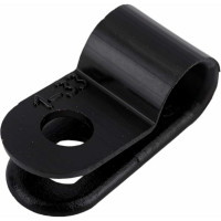 Нейлоновая крепежная скоба TDM ELECTRIC СКН-5 черная 100 шт SQ0514-0211