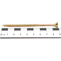 Универсальный саморез Rizzel Pz 5,0x90 желтый цинк 200 шт 00-00467001