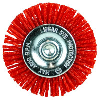 Кордщётка дисковая 50 мм, абразивный нейлон 1.2 мм, P80, хвостовик 6 мм Berger BG BG1737