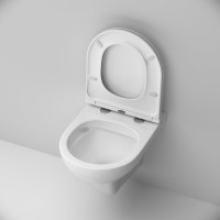 Подвесной унитаз с сиденьем микролифт AM.PM Gem FlashClean C901700SC