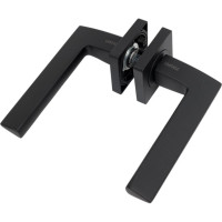 Ручка дверная алюминиевая черный Вантаж V54BL AL