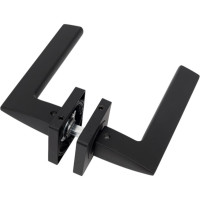 Ручка дверная алюминиевая черный Вантаж V54BL AL