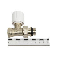 Радиаторный вентиль MVI прямой, ручной регулировки с самоуплотняющимся кольцом 1/2" TR.213.04