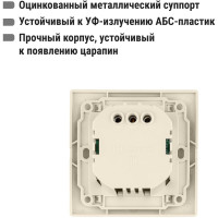 Карточный выключатель TDM ELECTRIC с задержкой отключения слоновая кость Таймыр SQ1814-0704