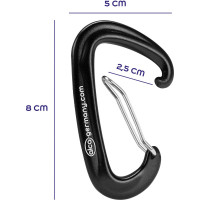 Крюк-карабин с защелкой Alca 2 шт 883000