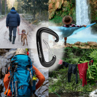 Крюк-карабин с защелкой Alca 2 шт 883000