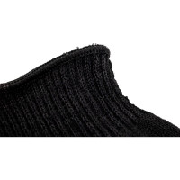 Утепленные перчатки TDM ELECTRIC х/б с ПВХ-протектор, двойные зимние, черные, SQ1016-0203