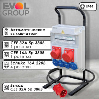 РУСП Щит с розетками переносной PARTNER EVOL 0602-009-1
