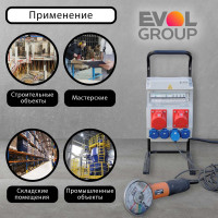 РУСП Щит с розетками переносной PARTNER EVOL 0602-009-1