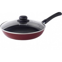 Сковорода SCOVO диаметр 28 см стеклянная крышка СЭ-030