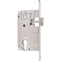 Замок под цилиндр матовый никель Вантаж ML85SN