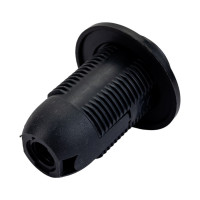 Патрон DORI Е-14 термостойкий пластик, с кольцом, черный 45847