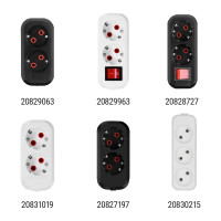 Розетка для удлинителя TDM ELECTRIC колодка на 2 гнезда 10А 250В SQ1806-0413