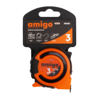 Рулетка измерительная ПРОФИ 3 м магнитная AMIGO 74101
