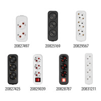 Розеточная колодка TDM ELECTRIC 3 гнезда 2П б/з 10А 250В белая серии Народная SQ1806-0416