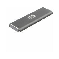 Внешний корпус AgeStar USB 3.1 Type-C M.2 NVME (M-key), алюминий, серый, 31UBNV1C (GRAY)