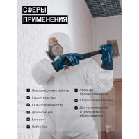 Комбинезон химзащиты Jeta Safety JPC60 из нетканого материала, плотность 65 г/м², размер 46-48/S, JPC-60-S
