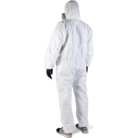 Комбинезон химзащиты Jeta Safety JPC60 из нетканого материала, плотность 65 г/м², размер 46-48/S, JPC-60-S