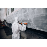 Комбинезон химзащиты Jeta Safety с дышащей вставкой на спине JPC65, плотн.65 г/м², размер 46-48/S, JPC-65-S