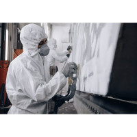 Комбинезон химзащиты Jeta Safety с дышащей вставкой на спине JPC65, плотн.65 г/м², размер 46-48/S, JPC-65-S