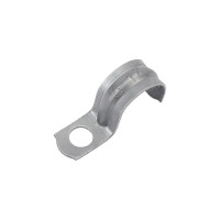 Металлическая однолапковая скоба Промрукав СМО d16-17 мм, отверстие d 6.5 мм PR08.3742