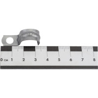 Металлическая однолапковая скоба Промрукав СМО d16-17 мм, отверстие d 6.5 мм PR08.3742