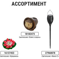 Светильник TDM ELECTRIC СС Ротанг 2 на солнечных батареях, пластик, 9,5x60cм, SQ0330-0115