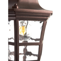 Садово-парковый светильник FERON PL691 на стену вниз 60W 230V E27, коричневый 11696