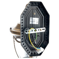 Садово-парковый светильник FERON PL681 на стену вниз 60W 230V E27, черное золото 11692