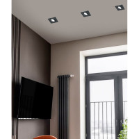 Встраиваемый потолочный светильник FERON DL2801 MR16 G5.3 черный 40526