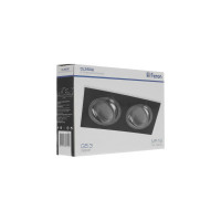 Встраиваемый потолочный светильник FERON DL2802 MR16 G5.3 черный 40530