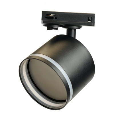 Трековый однофазный светильник FERON AL163 на шинопровод под лампу GX53, черный 41922