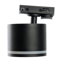 Трековый однофазный светильник FERON AL163 на шинопровод под лампу GX53, черный 41922