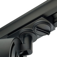 Трековый однофазный светильник FERON AL163 на шинопровод под лампу GX53, черный 41922