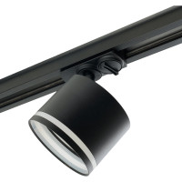 Трековый однофазный светильник FERON AL163 на шинопровод под лампу GX53, черный 41922