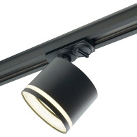 Трековый однофазный светильник FERON AL163 на шинопровод под лампу GX53, черный 41922