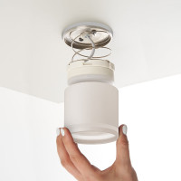 Светильник для натяжных потолков FERON HL362 12W, 230V, GX53, белый 41996