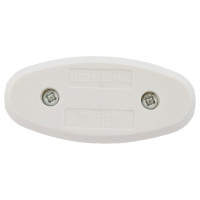 Выключатель на шнур TDM ELECTRIC 6А, 250В, белый с красной кнопкой SQ1806-0221