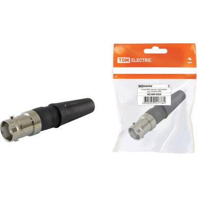 Гнездо BNC под винт с колпачком TDM ELECTRIC SQ1809-0039